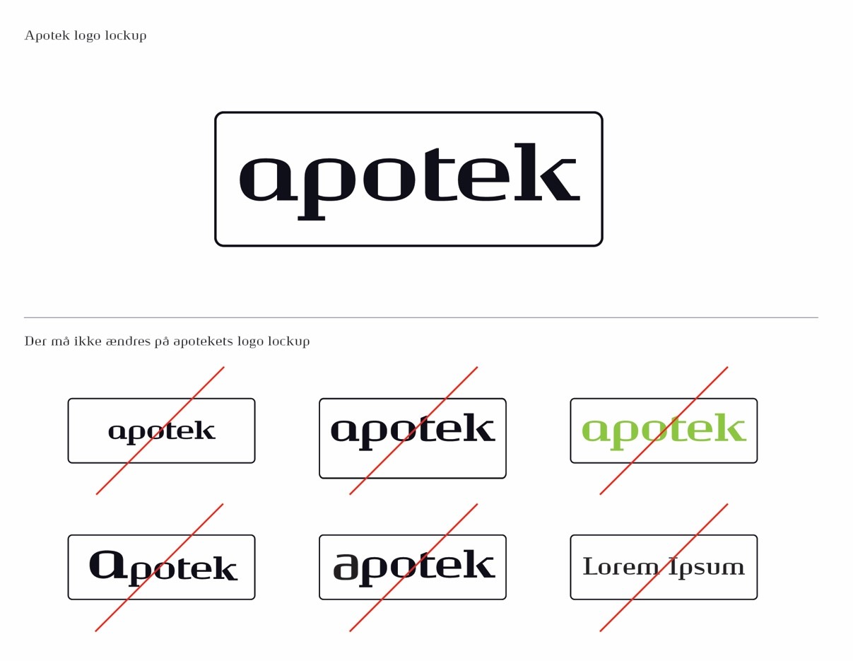 Designmanual - Logo grundregler